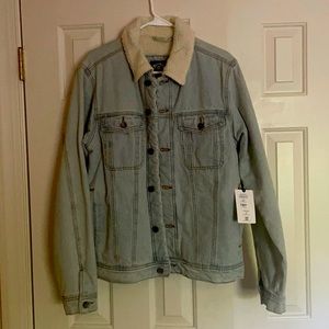 Brand New Billabong Bomber Jean Jacket- Never Worn